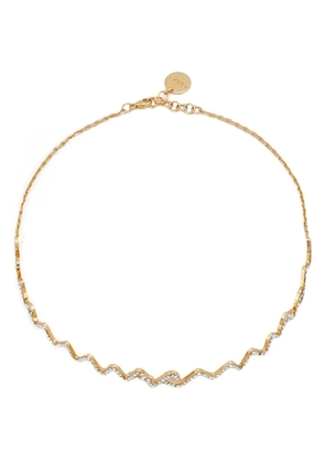 Marni logo choker necklace - Gold