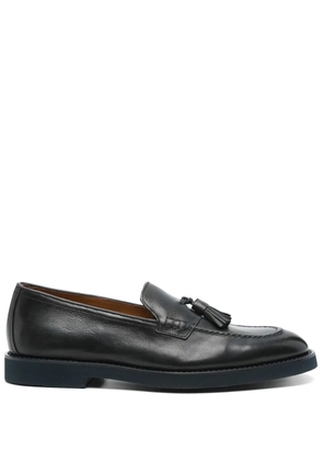 Doucal's leather loafers - Blue