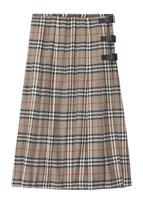 Burberry wool midi skirt - Grey