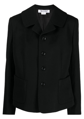Comme Des Garçons Comme Des Garçons notched-lapels wool blazer - Black