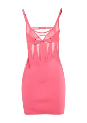 Thierry Mugler Pre-Owned mini corset dress - Pink