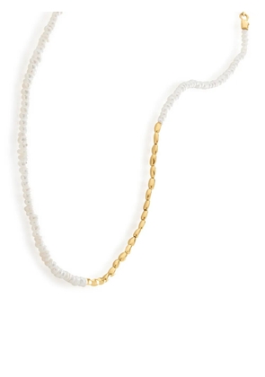 Monica Vinader Mini Nugget Pearl necklace - Gold