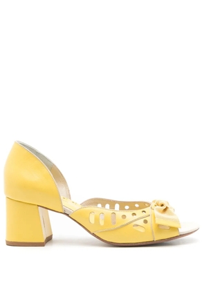Sarah Chofakian Adrienne leather pumps - Yellow