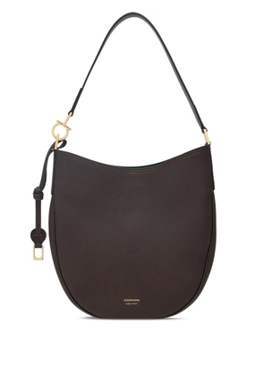 Ferragamo leather shoulder bag - Brown