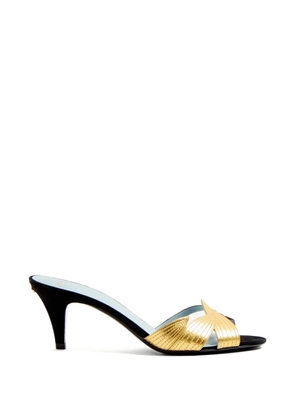 Valentino Garavani Foliefoliage sandals - Black