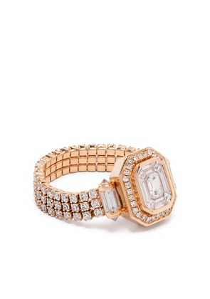 SHAY 18K rose gold diamond ring - Pink