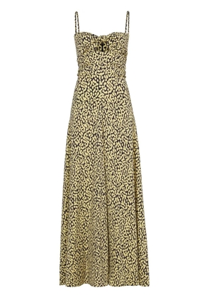 Proenza Schouler leopard-print tank dress - Black
