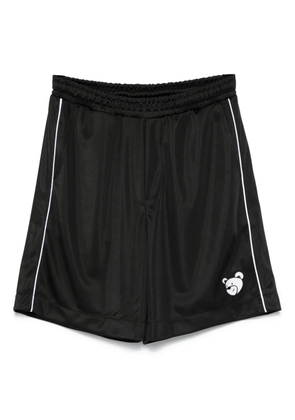 INBETWEENERS logo-appliqué track shorts - Black