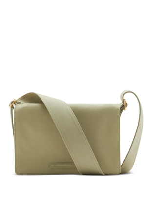 Burberry EKD-embroidered twill shoulder bag - Neutrals