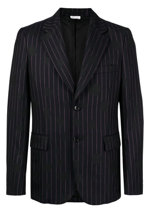 Comme des Garçons Homme Plus pinstripe-pattern wool blazer - Blue