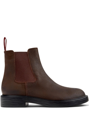 Camper Dean elastic-panel chelsea boots - Brown