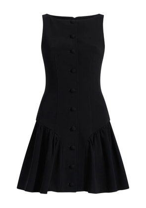 Cinq A Sept Royce button-front ruffled dress - Black