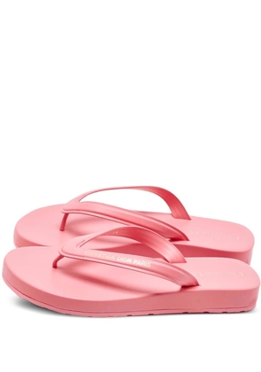 Christian Dior Pre-Owned Diorsea logo-detail strap flip-flops - Pink