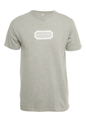 Christian Dior Pre-Owned embroidery T-shirt - Grey