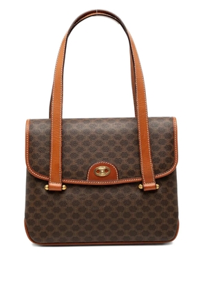 Celine Pre-Owned 2007 Macadam Coated Canvas handbag - Brown