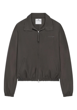 Courrèges zip-up cotton jacket - Grey
