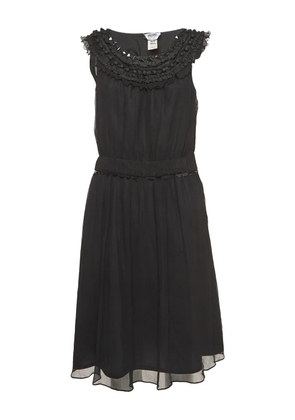 Moschino Pre-Owned ruffle-detail dress - Black