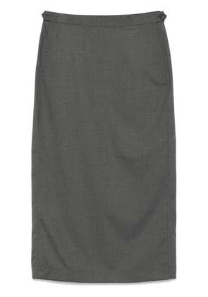 REMAIN Suiting midi skirt - Grey