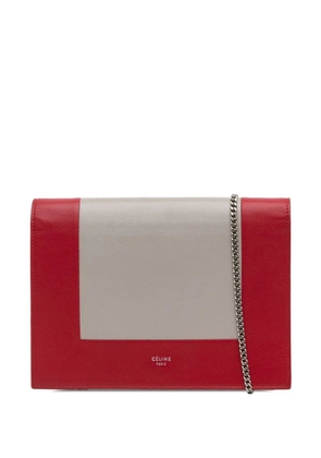 Celine Pre-Owned 2017 Frame Leather Wallet on Chain crossbody bag - Red