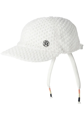 Maison Michel Gareth tie-fastening cap - White