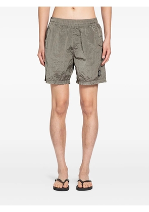 Stone Island logo-patch swim shorts - Grey