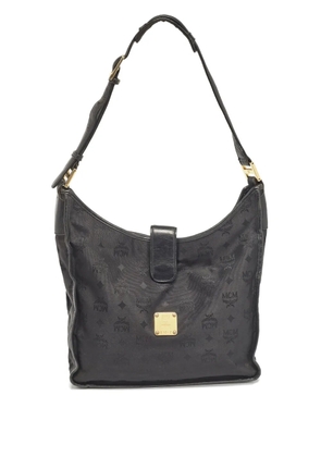 MCM Pre-Owned monogram-pattern shoulder bag - Black