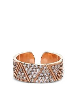 Alessa Jewelry 18K rose gold Elixir diamond ring - Pink