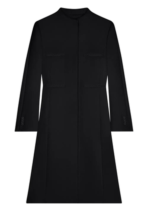 Courrèges Heritage crepe-texture coat - Black