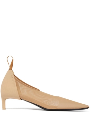 Courrèges 35mm Diving mesh pumps - Neutrals