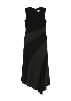 NISSA panelled midi dress - Black