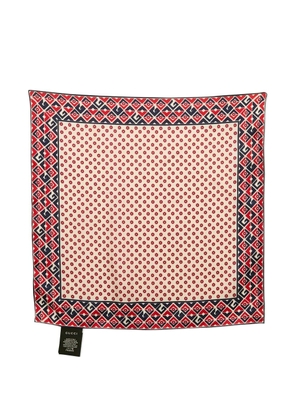 Gucci Pre-Owned geometric-print silk scarf - Red