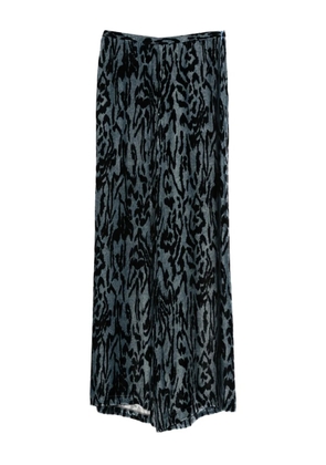 Forte Forte animal-print trousers - Blue