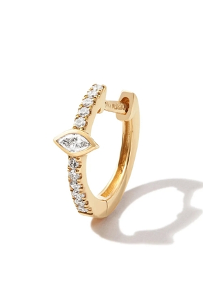 Jacquie Aiche 14kt yellow gold diamond hoop earring