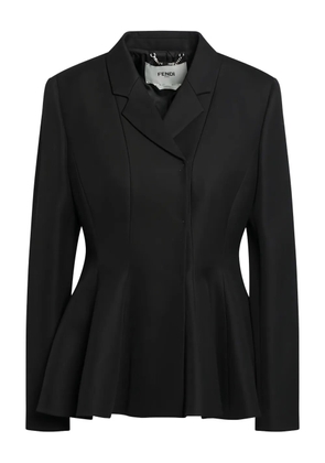 FENDI single-breasted blazer - Black