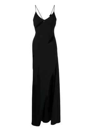 Monse cut-out detail long slip dress - Black