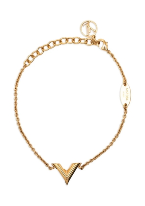 Louis Vuitton Pre-Owned 2021 Gold Plated Essential V Bracelet costume bracelet