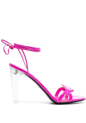 Valentino Garavani ankle strap leather sandals - Pink