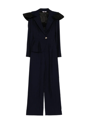 Saiid Kobeisy ruffled jumpsuit - Blue