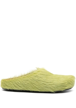 Marni Fussbett mules - Green