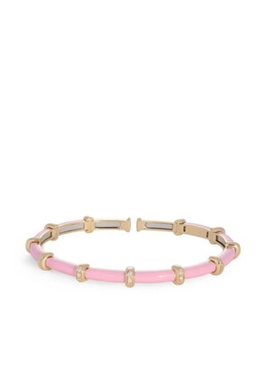 Sidney Garber 18K yellow gold Pink Carly diamond bracelet