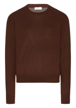 Rosetta Getty crew-neck jumper - Brown