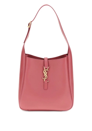 Saint Laurent leather YSL logo shoulder bag - Pink