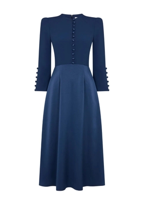 JANE Whitney button-detailed midi dress - Blue