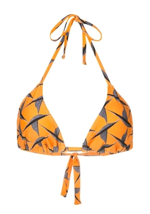 Lygia & Nanny Iasmim halterneck bikini top - Orange