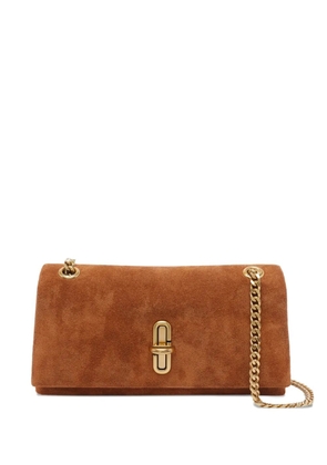 Marc Jacobs mini The Dual Chain suede shoulder bag - Brown