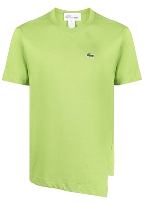 Comme Des Garçons Shirt x Lacoste asymmetric T-shirt - Green