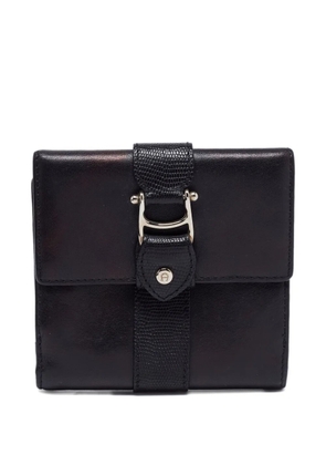 Aigner Vintage leather trifold wallet - Black