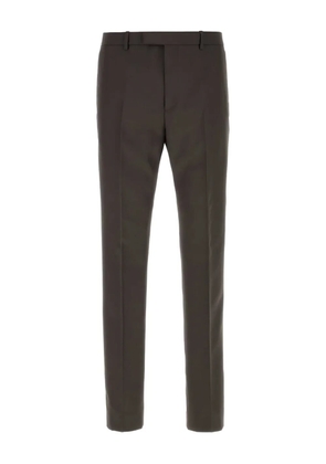 Gucci panama split-hem trousers - Brown