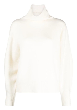 ZIMMERMANN Lyrical brushed wool-cashmere jumper - White
