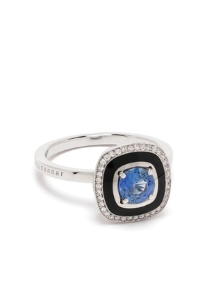 Selim Mouzannar 18kt white gold Mina sapphire ring - Silver